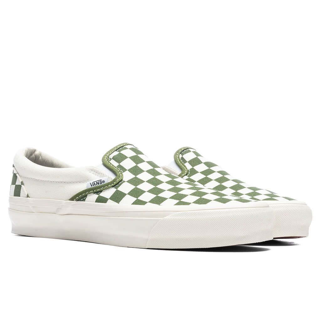 Premium Slip-On 98 - Checkerboard Pesto - Image 2