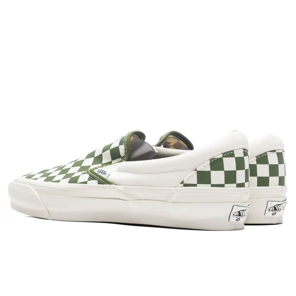 Premium Slip-On 98 - Checkerboard Pesto - Image 3