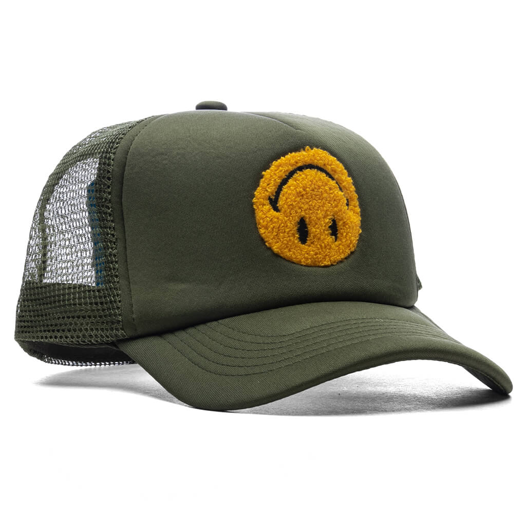 Smiley Upside Down Trucker Hat - Kelp - Image 3