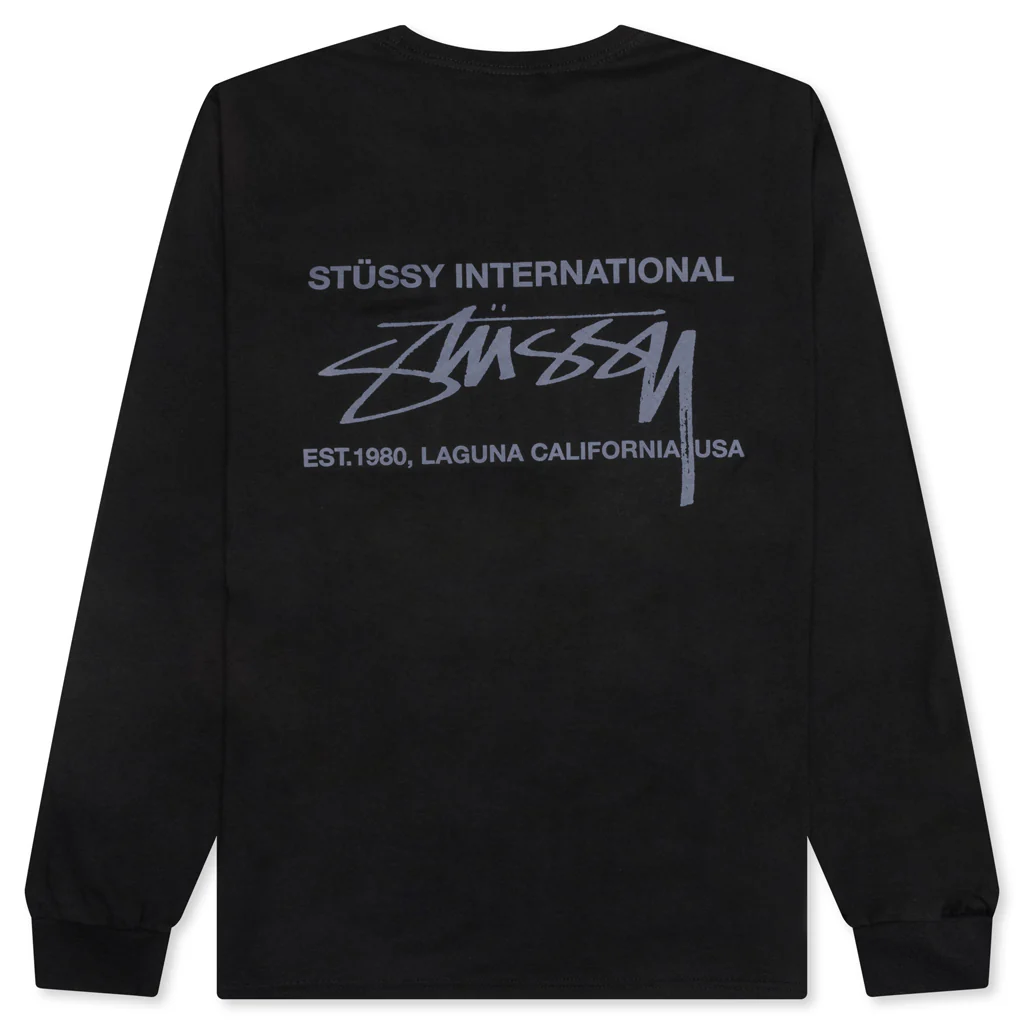 Smooth Int. L/S Tee - Black - Image 2