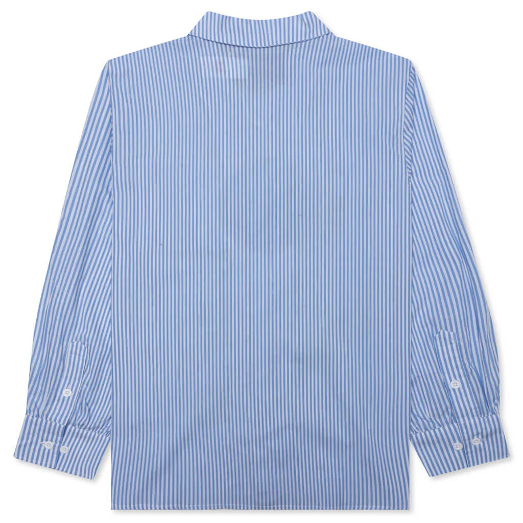 Solutions Button Up Shirt - Blue Stripe - Image 2