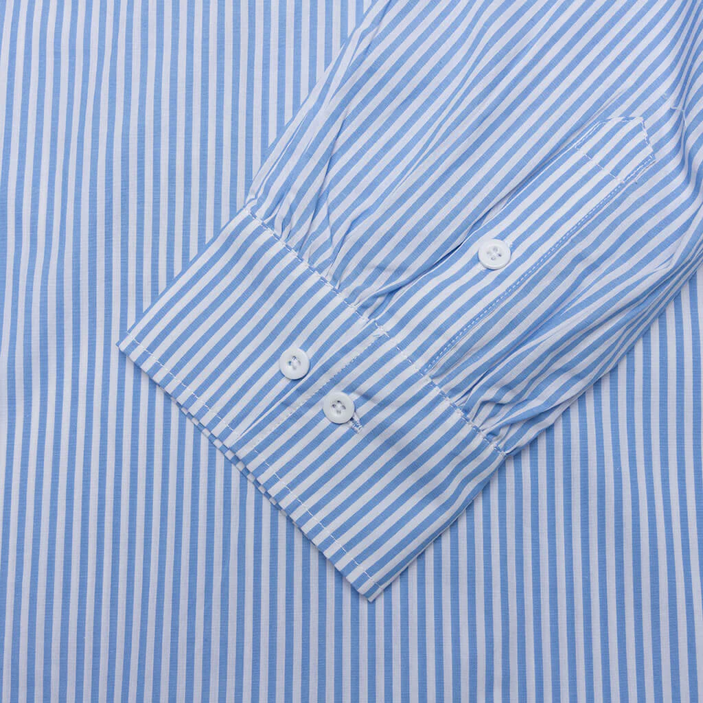 Solutions Button Up Shirt - Blue Stripe - Image 5