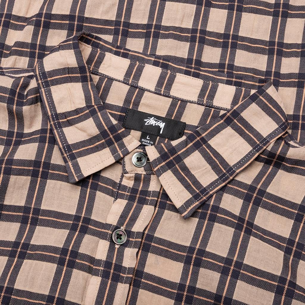 Sonoma Plaid L/S Shirt - Tan - Image 3