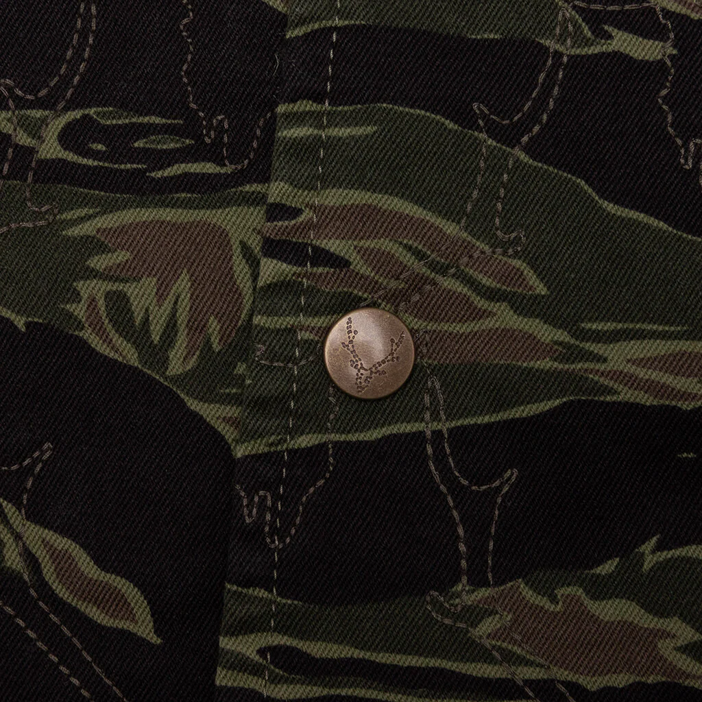 Coach Jacket - Skull Quilting Tiger Camo - Image 3