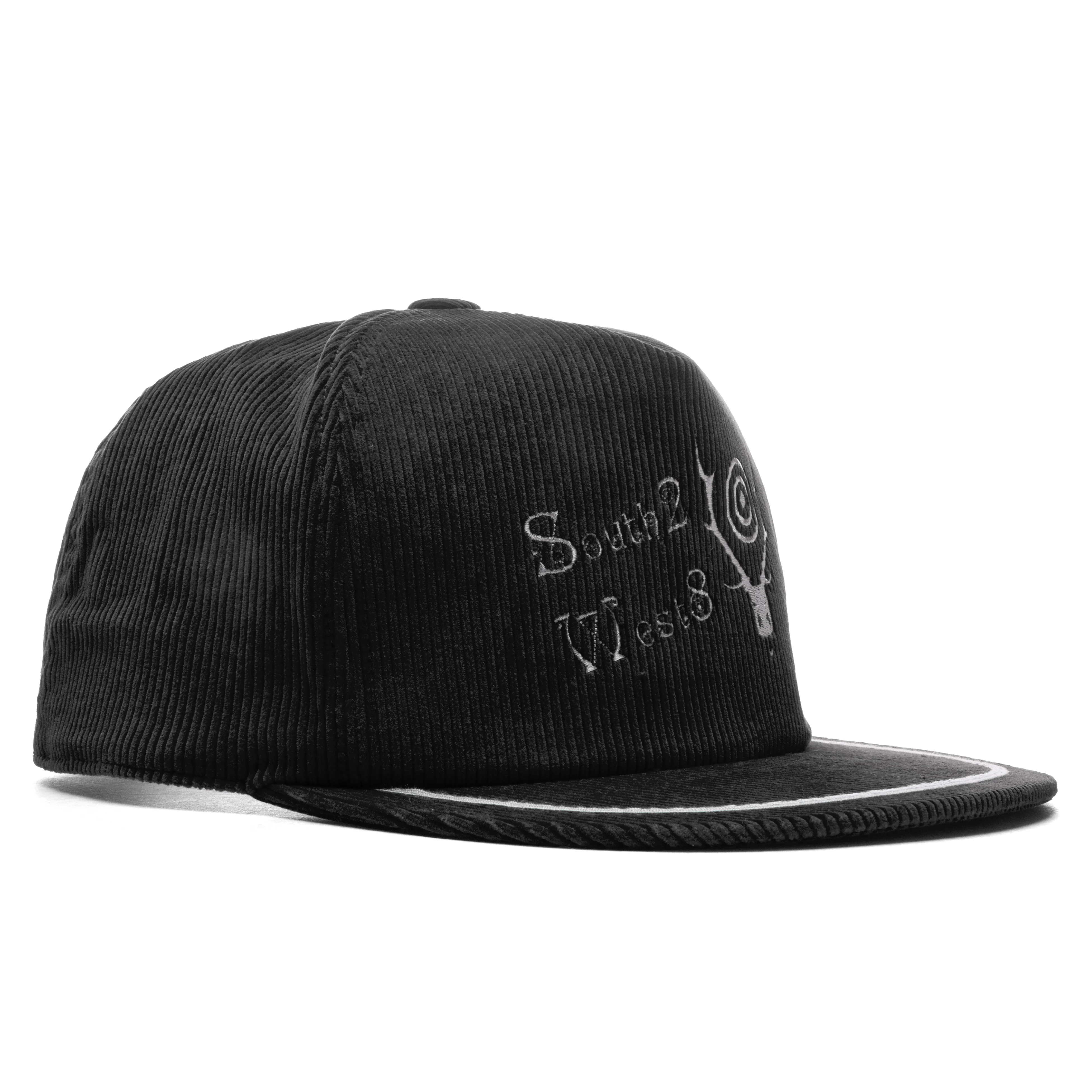 Corduroy Trucker Cap - Black - Image 3