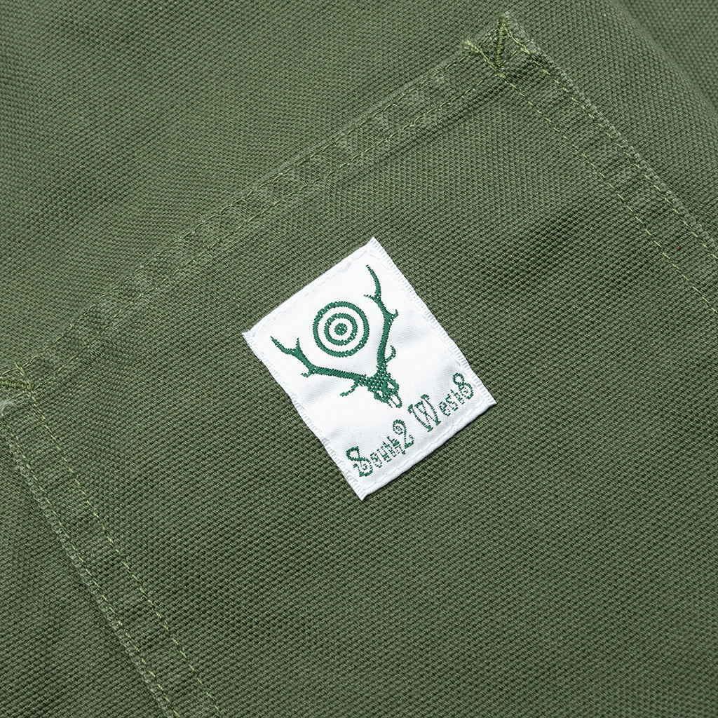 Cotton Canvas Coverall - Moss Green - Image 3