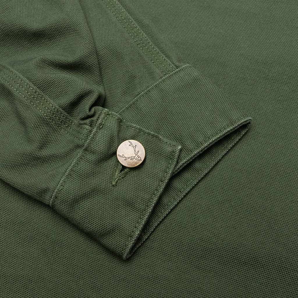 Cotton Canvas Coverall - Moss Green - Image 4