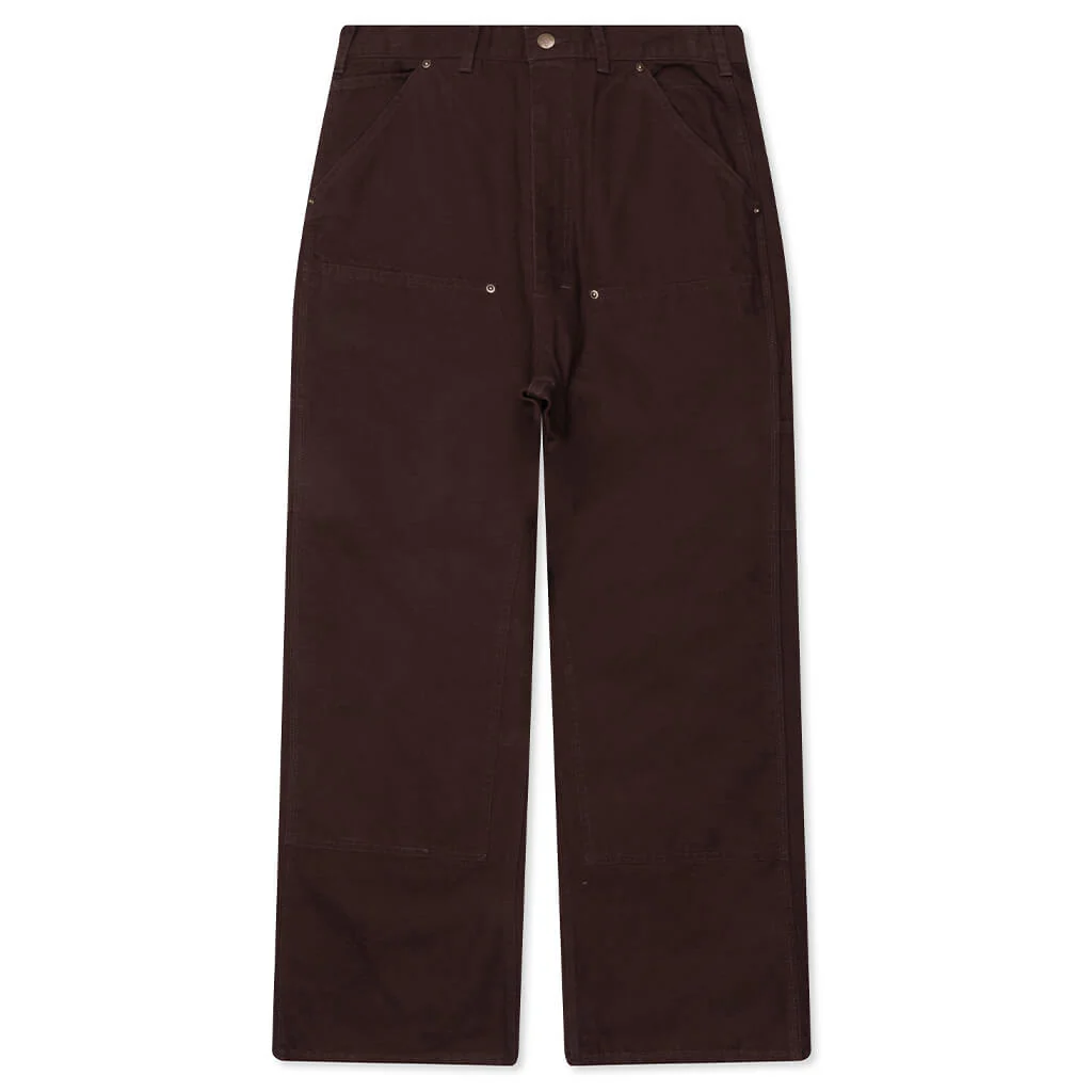 Double Knee Painter Pant - Brown