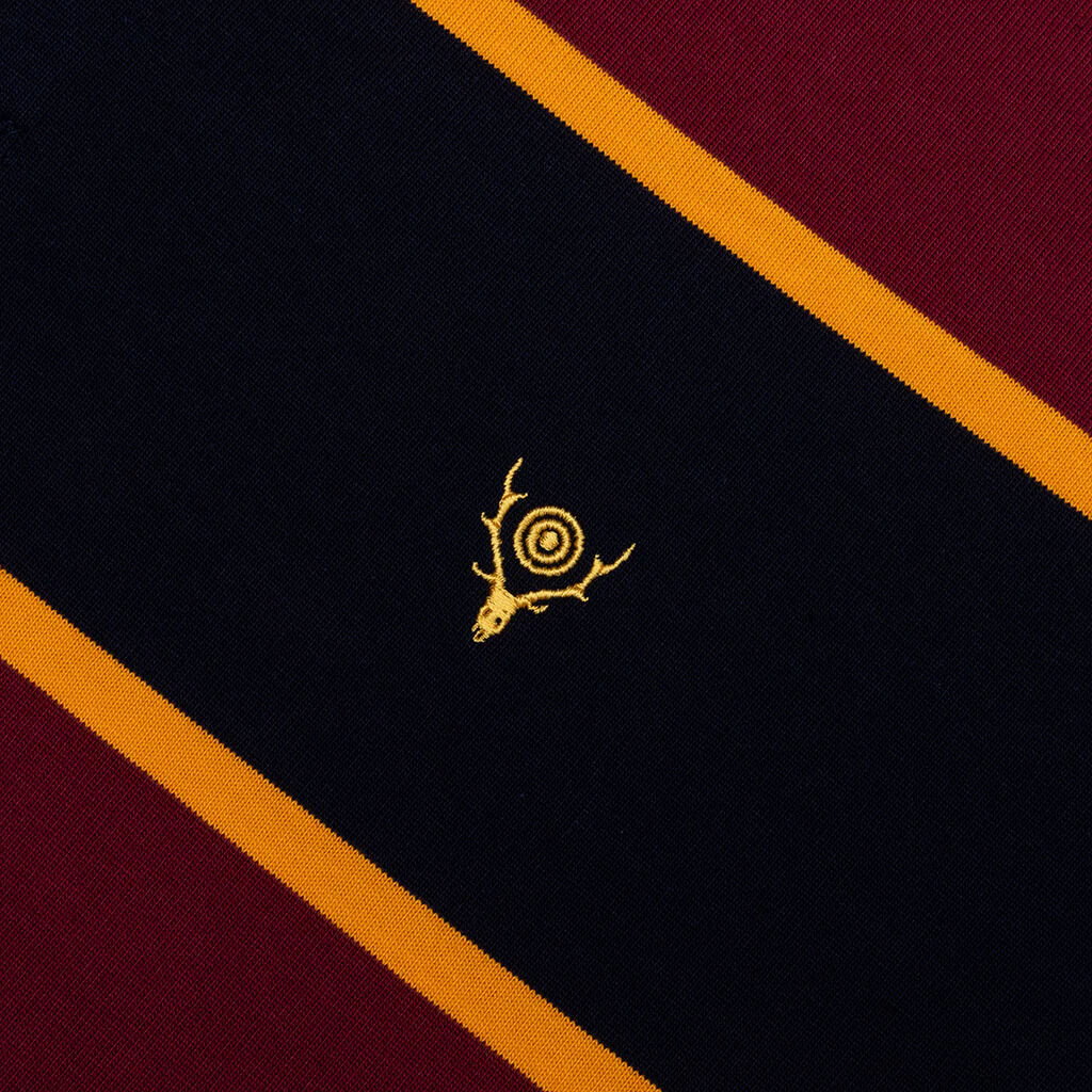 Rugger Shirt - Burgundy - Image 3