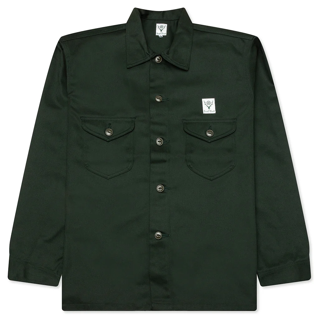 Smokey Twill Shirt - Green