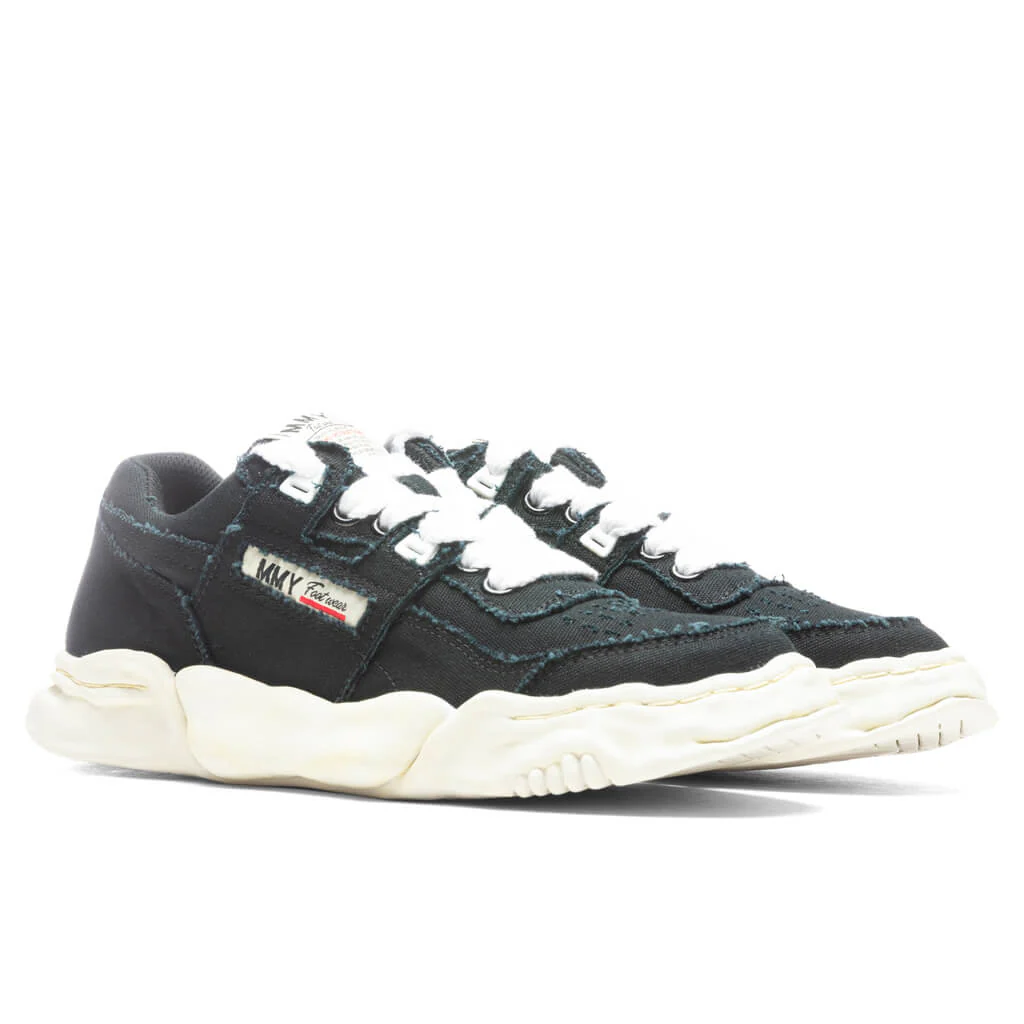 Parker Low OG Sole Canvas Sneaker "Perforated" - Black - Image 2