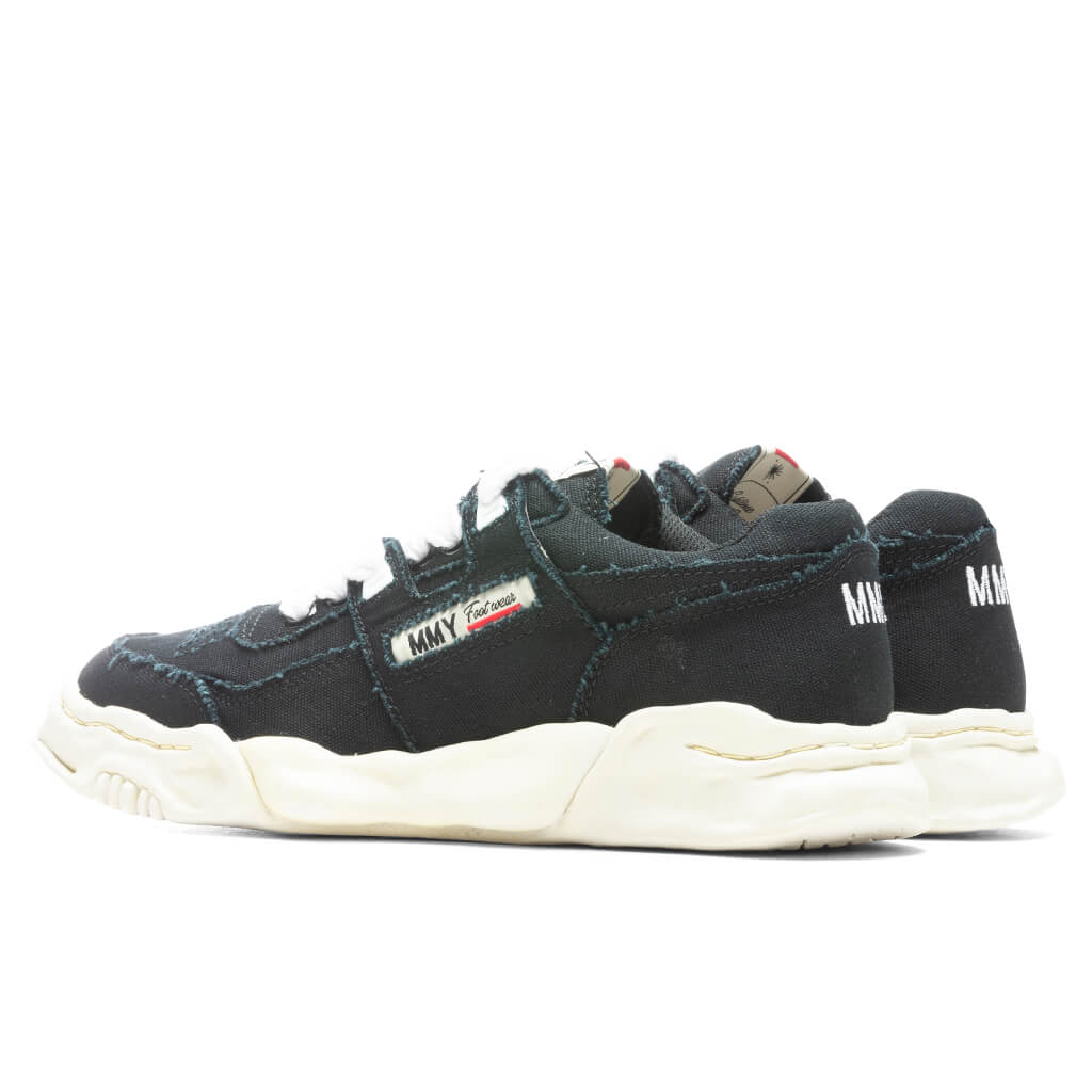 Parker Low OG Sole Canvas Sneaker "Perforated" - Black - Image 3
