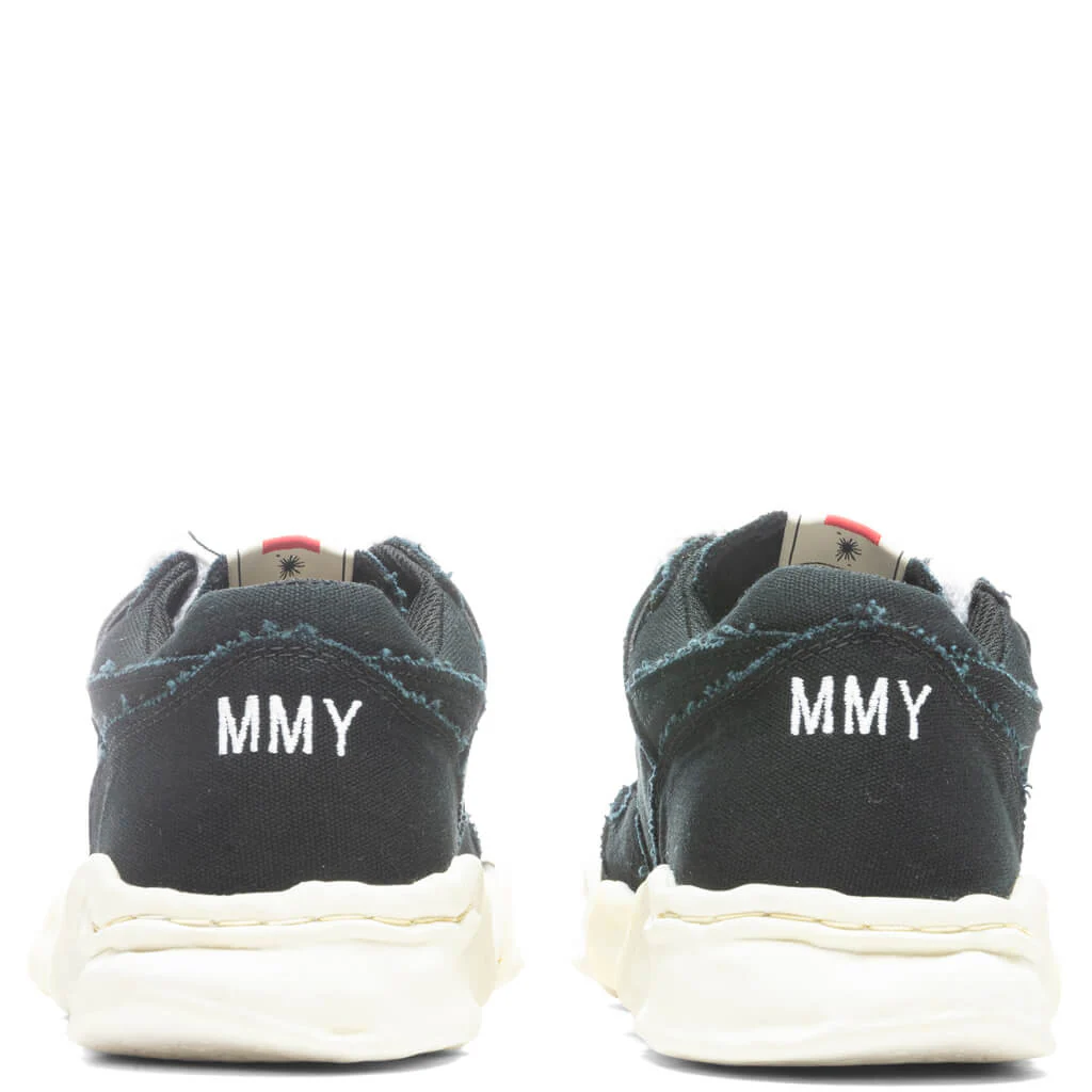 Parker Low OG Sole Canvas Sneaker "Perforated" - Black - Image 4