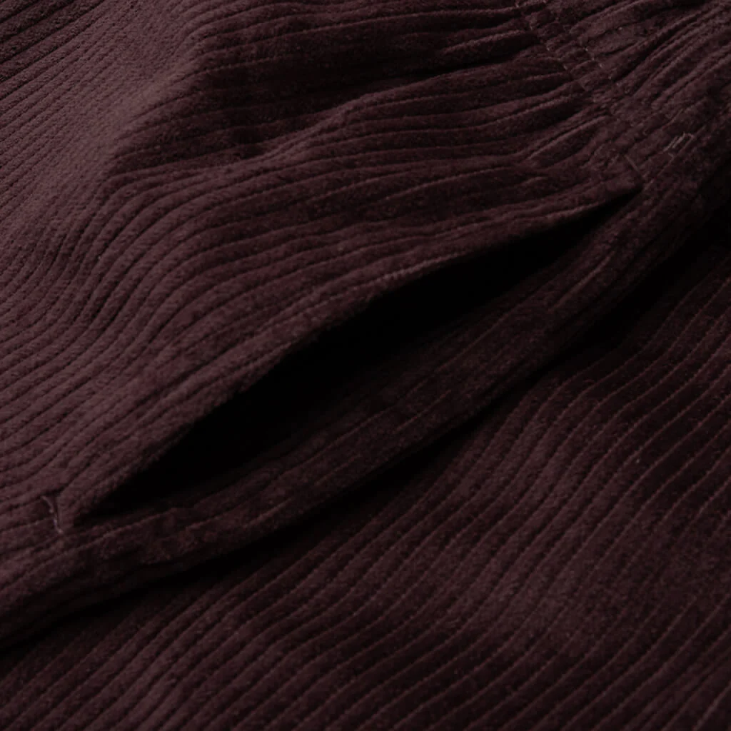 Women's Corduroy Dock Short - Plum - Image 4
