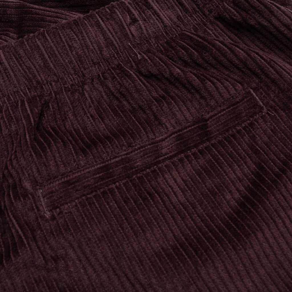 Women's Corduroy Dock Short - Plum - Image 5
