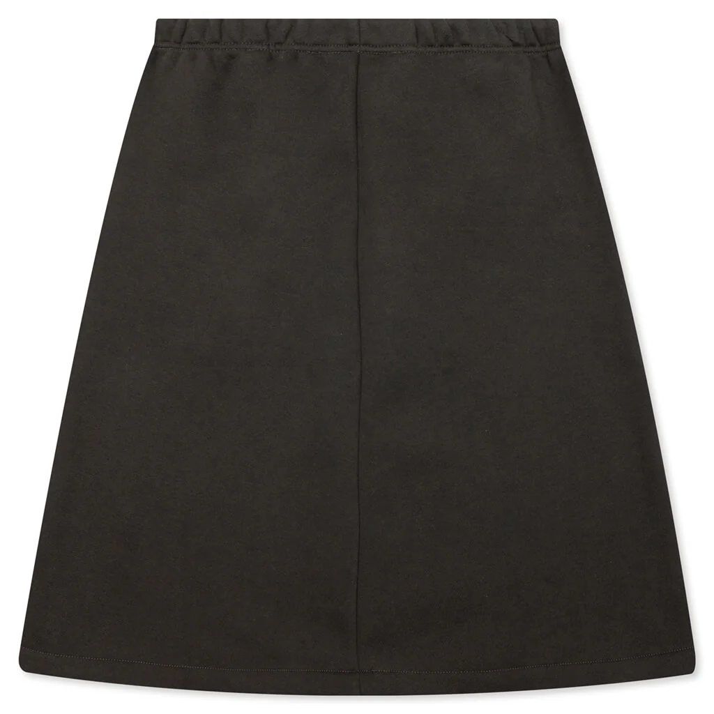 Women's Midlength Skirt - Off Black - Image 2