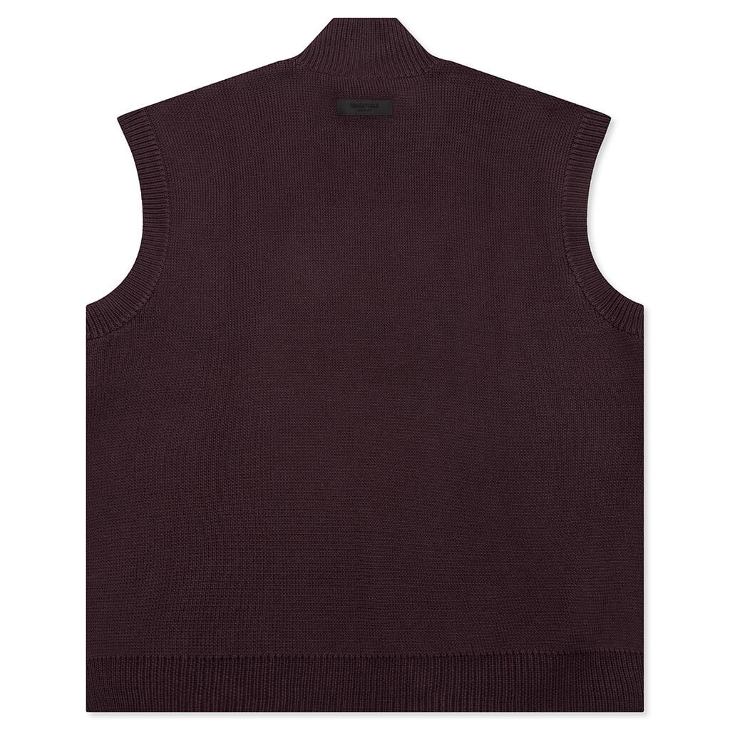 Women's Mock Vest - Plum - Image 2