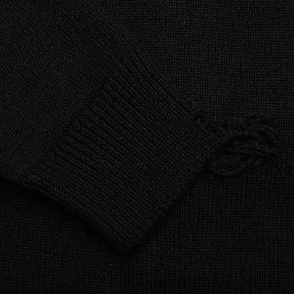 Star Embroidered 4G Logo Cardigan - Black/White - Image 5