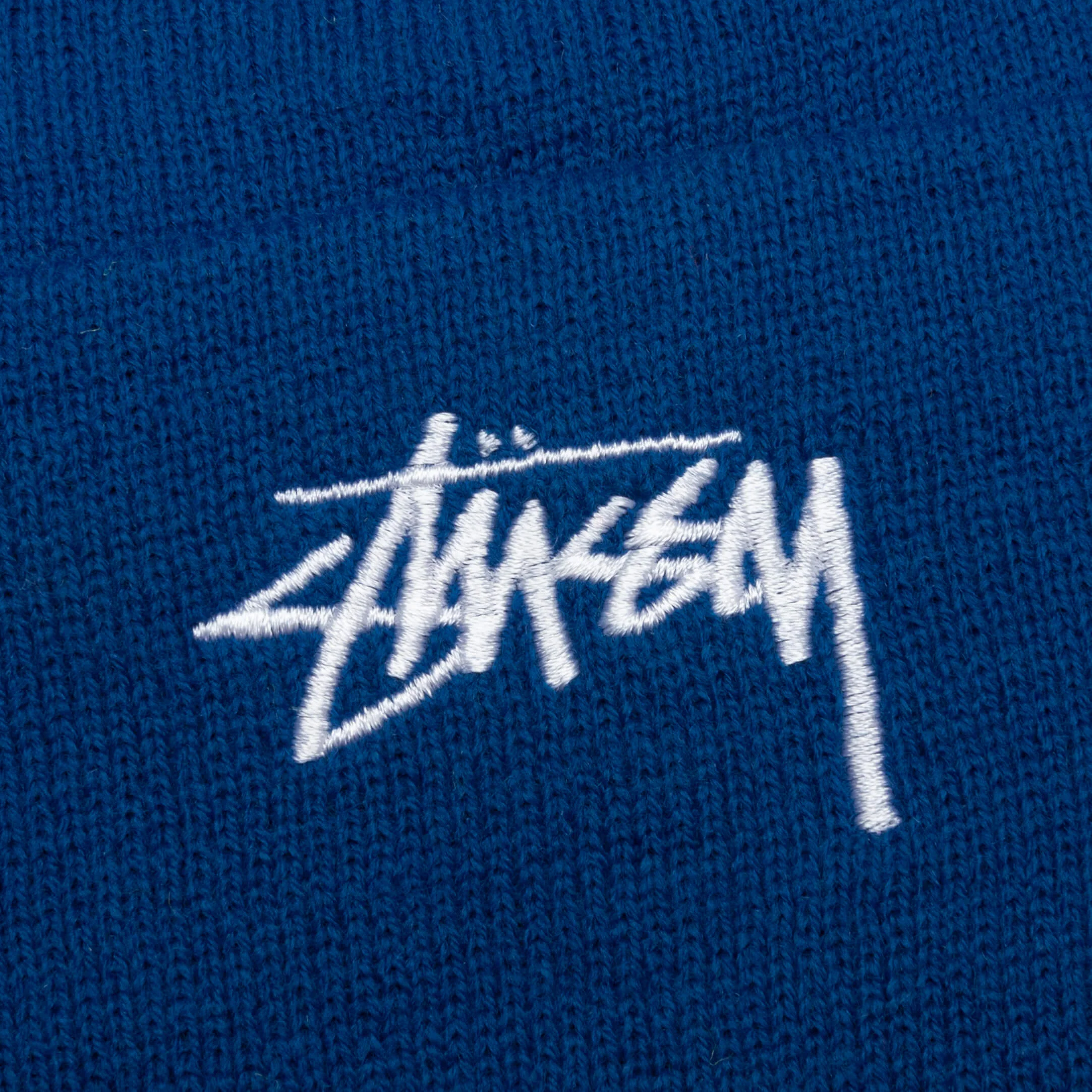 Stock Cuff Beanie - Dark Blue - Image 2