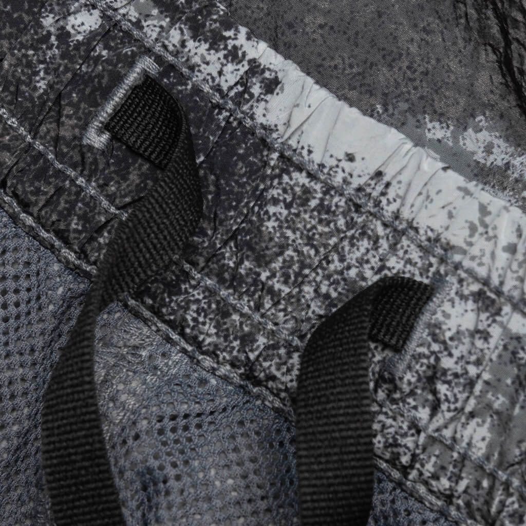 Dissolving Grid Camo Loose Fit Pants - Grey - Image 5
