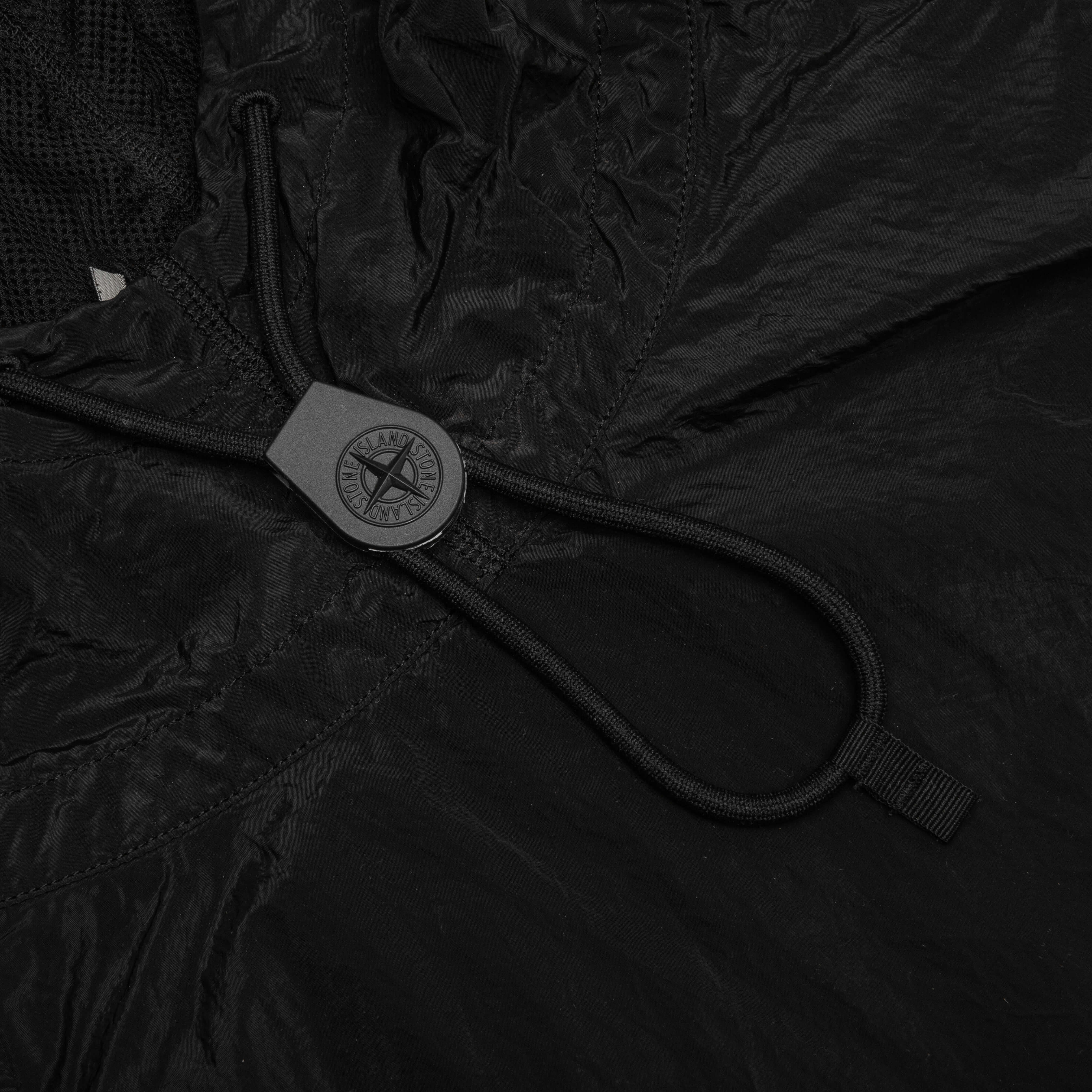 Funnel Neck Lightweight Jacket - Black - Image 3