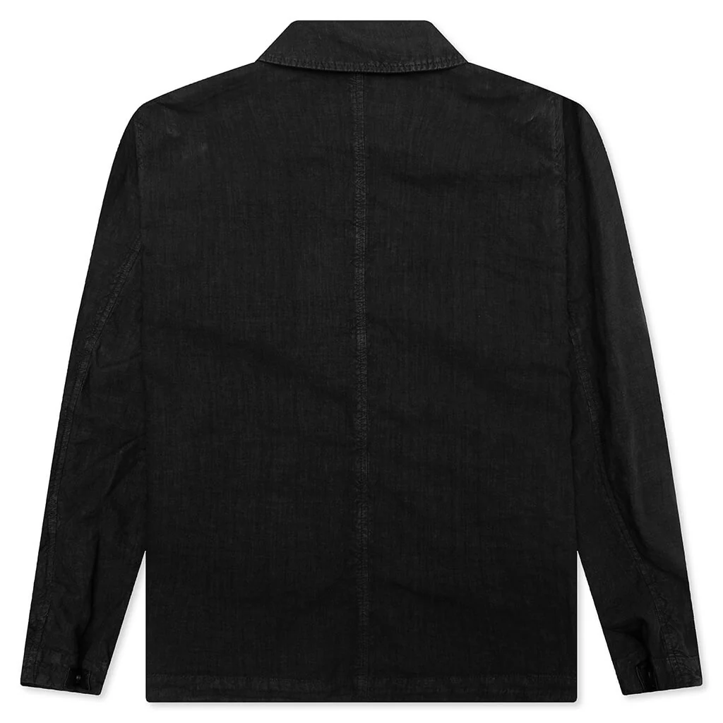 Lino Nylon Tela Field Jacket - Black - Image 2