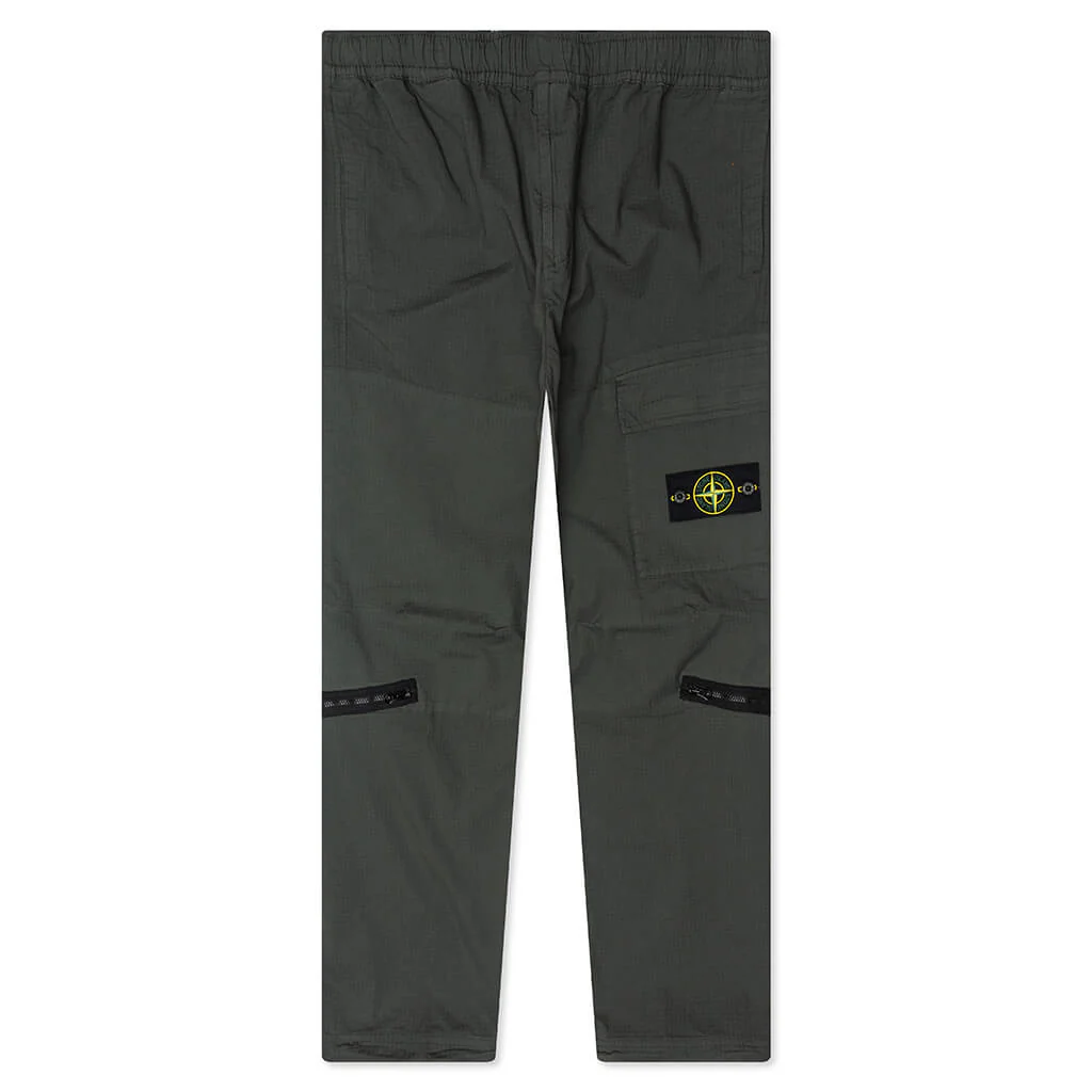 Loose Fit Cargo Pants - Musk