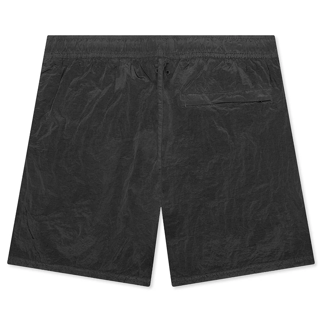 Nylon Metal Regular Fit Shorts - Charcoal - Image 2