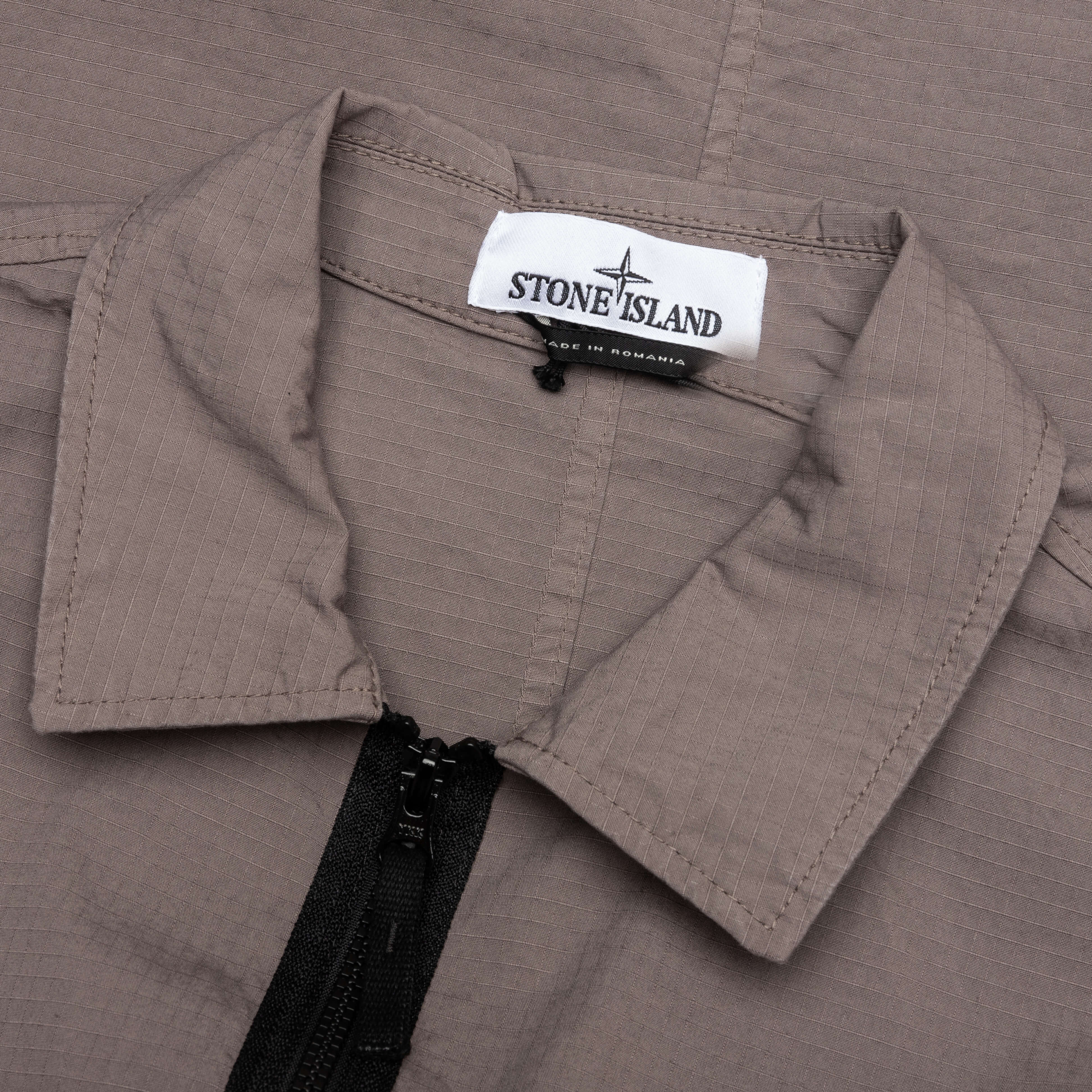 Regular Fit Overshirt - Dove Grey - Image 3