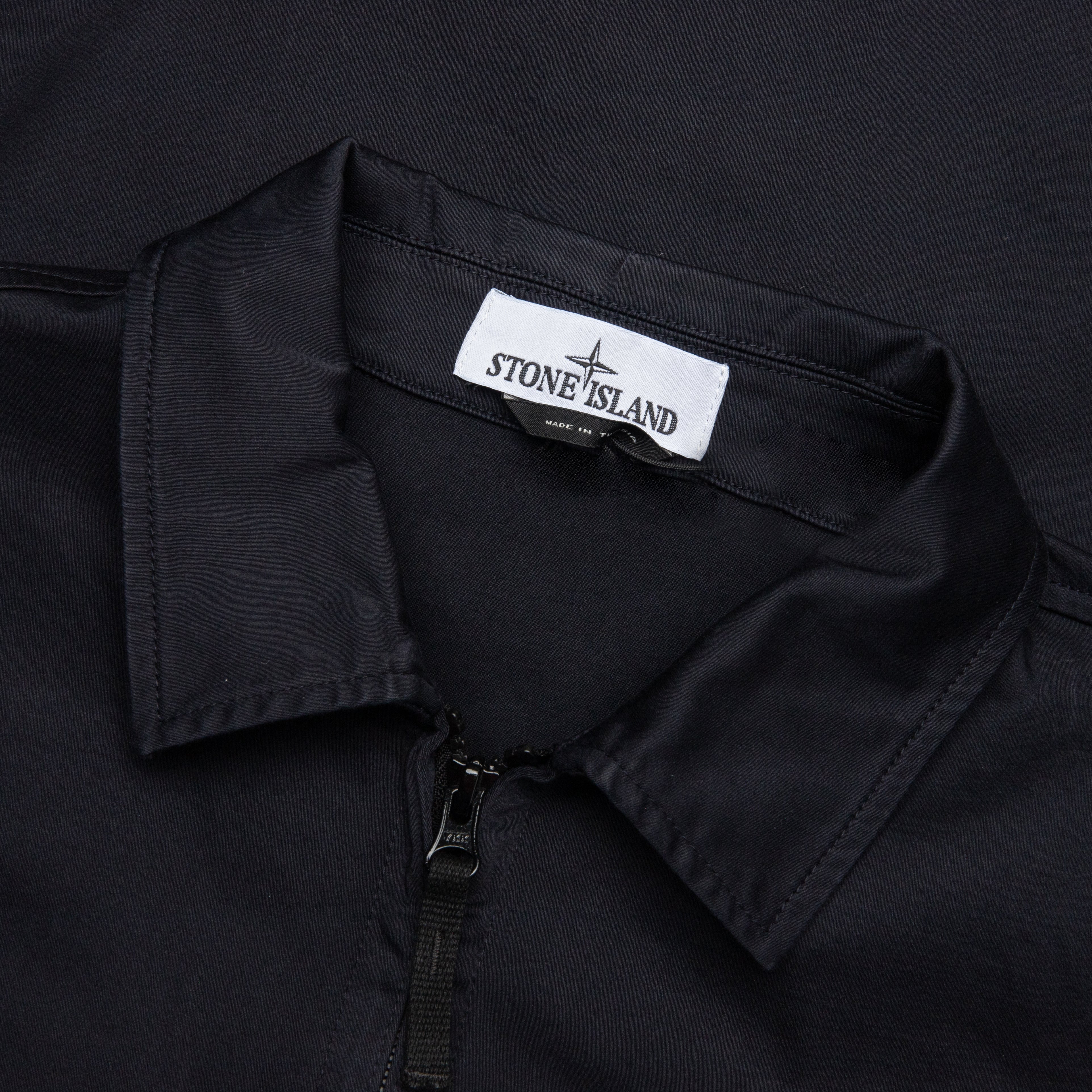 Regular Fit Overshirt - Navy Blue - Image 3