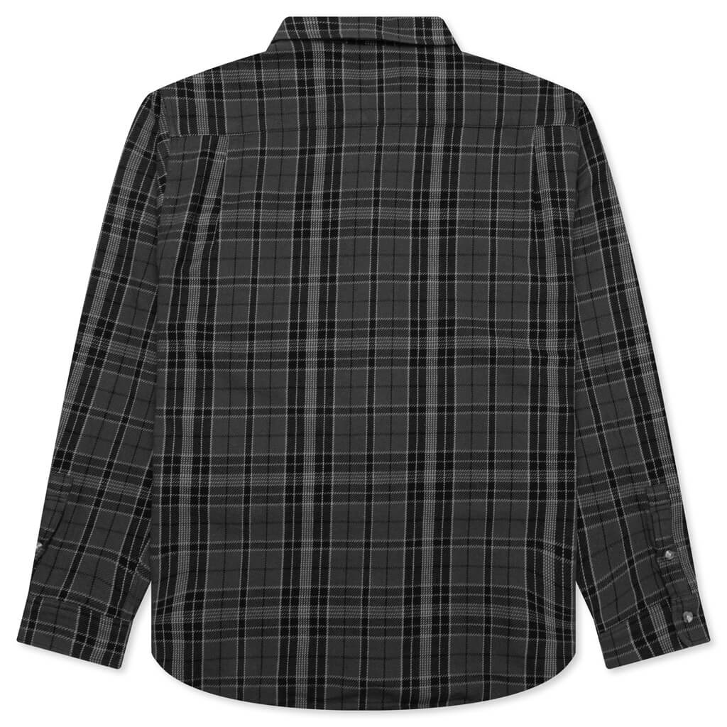 Stones Plaid Shirt - Black - Image 2