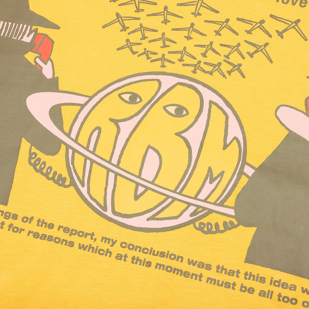 Stop Worrying L/S Tee - Mustard - Image 4