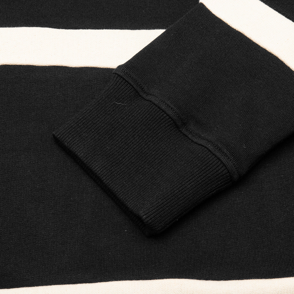 Stripe Sweatshirt - Black/Natural - Image 4
