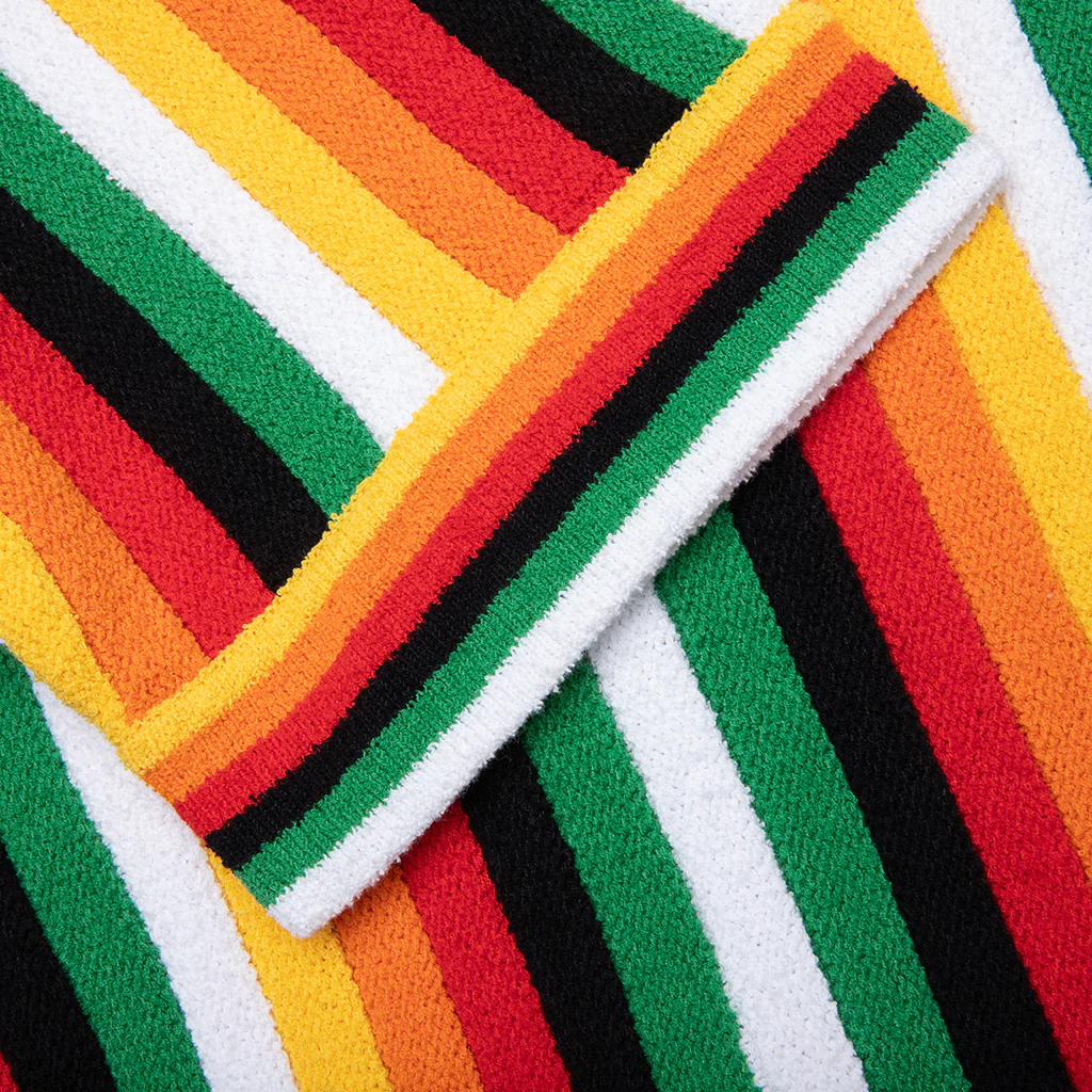 Striped Towelling Shirt - Multi - Image 5