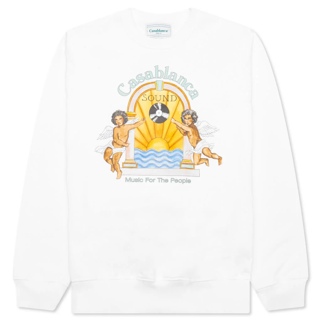 Studio De Musique Loopback Crewneck - Off-White