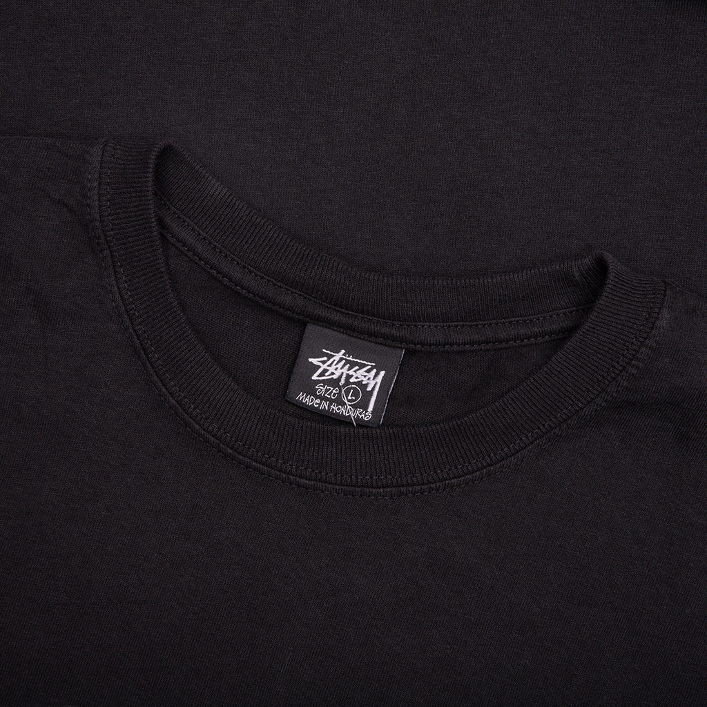 Arched Pigmented Dyed Tee - Black - Image 3