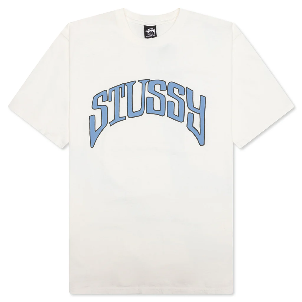 Arched Pigmented Dyed Tee - Natural