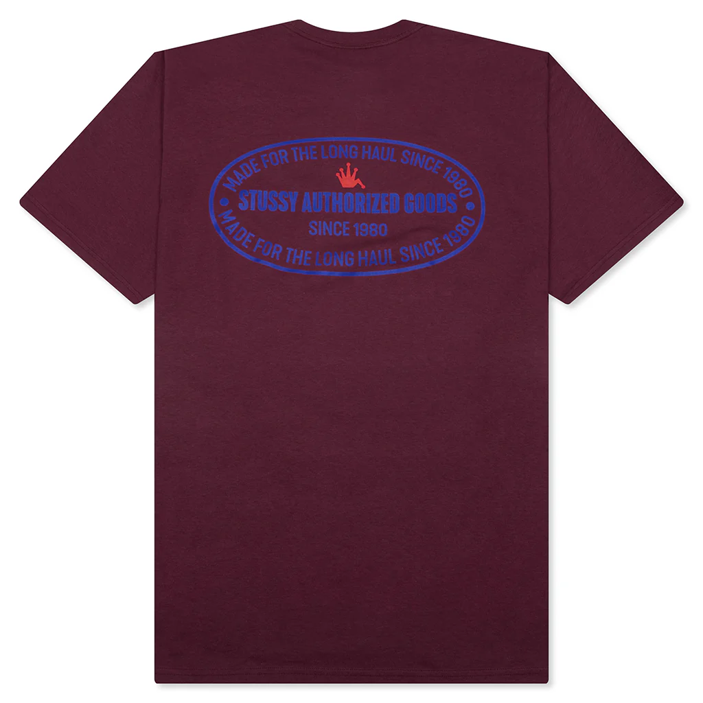 Authorized Tee - Wine - Image 2
