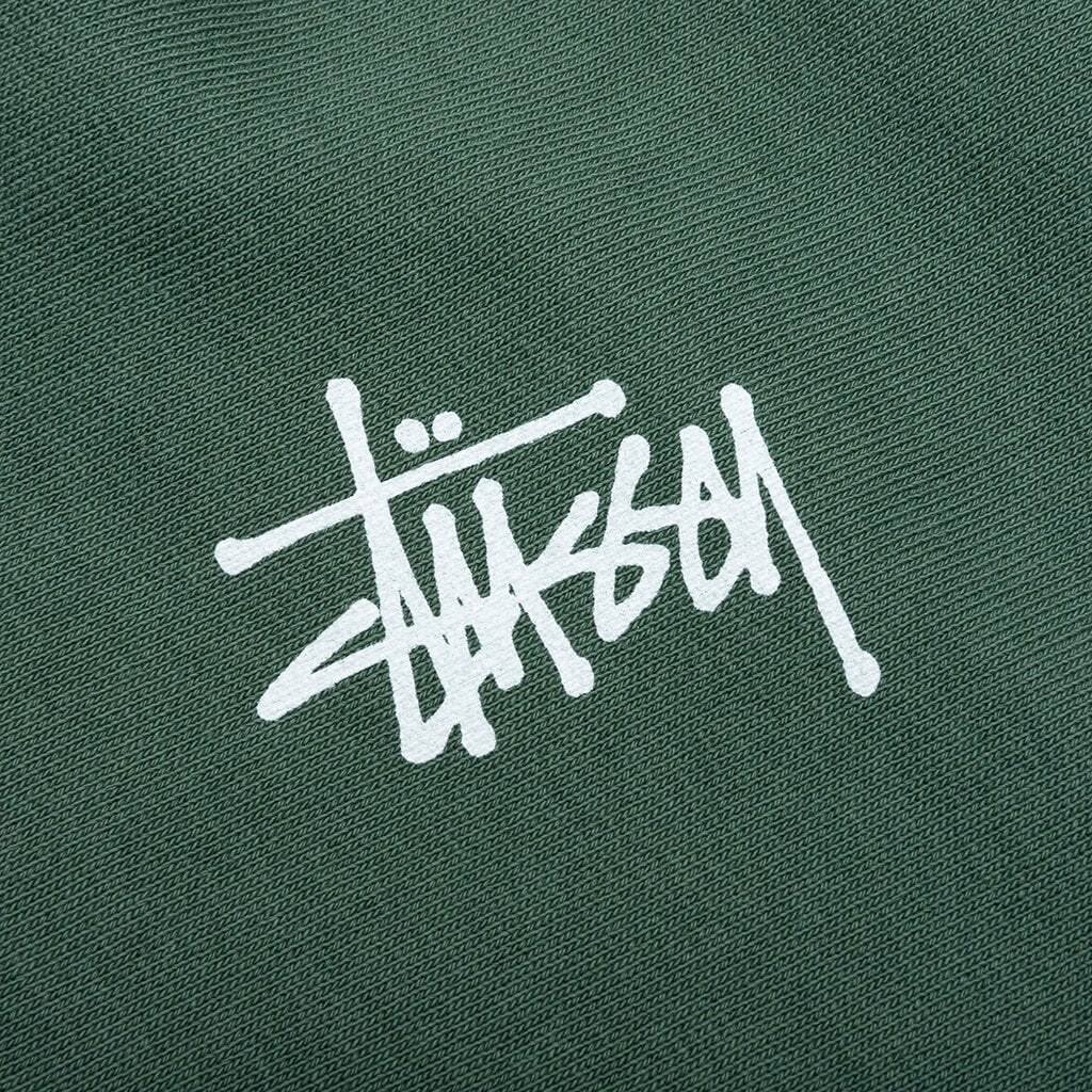 Basic Stussy Pigment Dyed Crew - Forest - Image 4