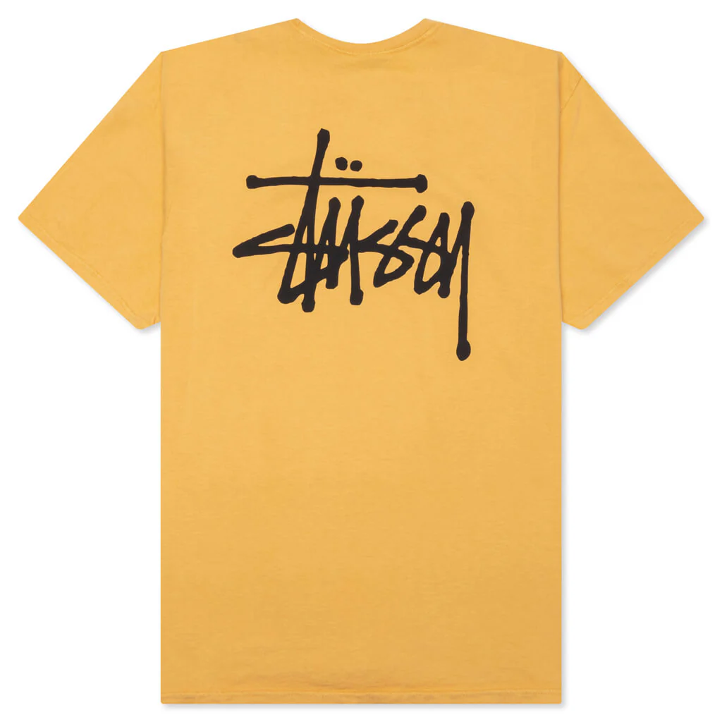 Basic Stussy Pigment Dyed Tee - Honey - Image 2