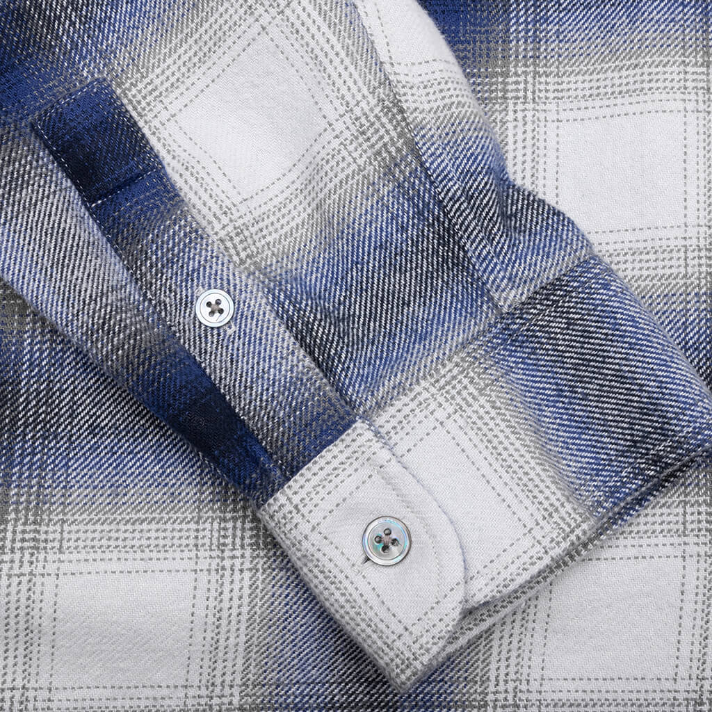 Bay Plaid Shirt - Navy - Image 5