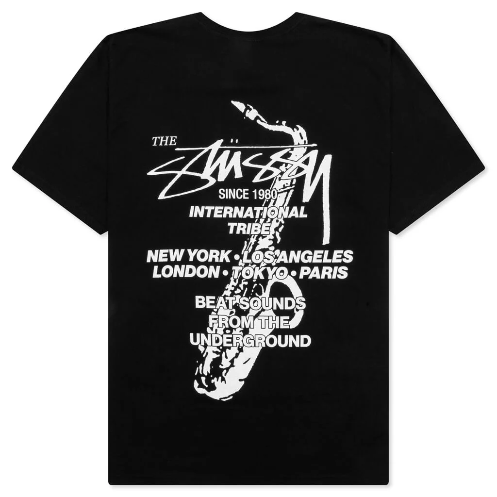 Beat Sounds Pigment Dyed Tee - Black - Image 2