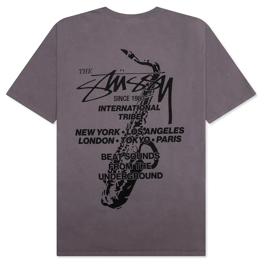 Beat Sounds Pigment Dyed Tee - Shark - Image 2