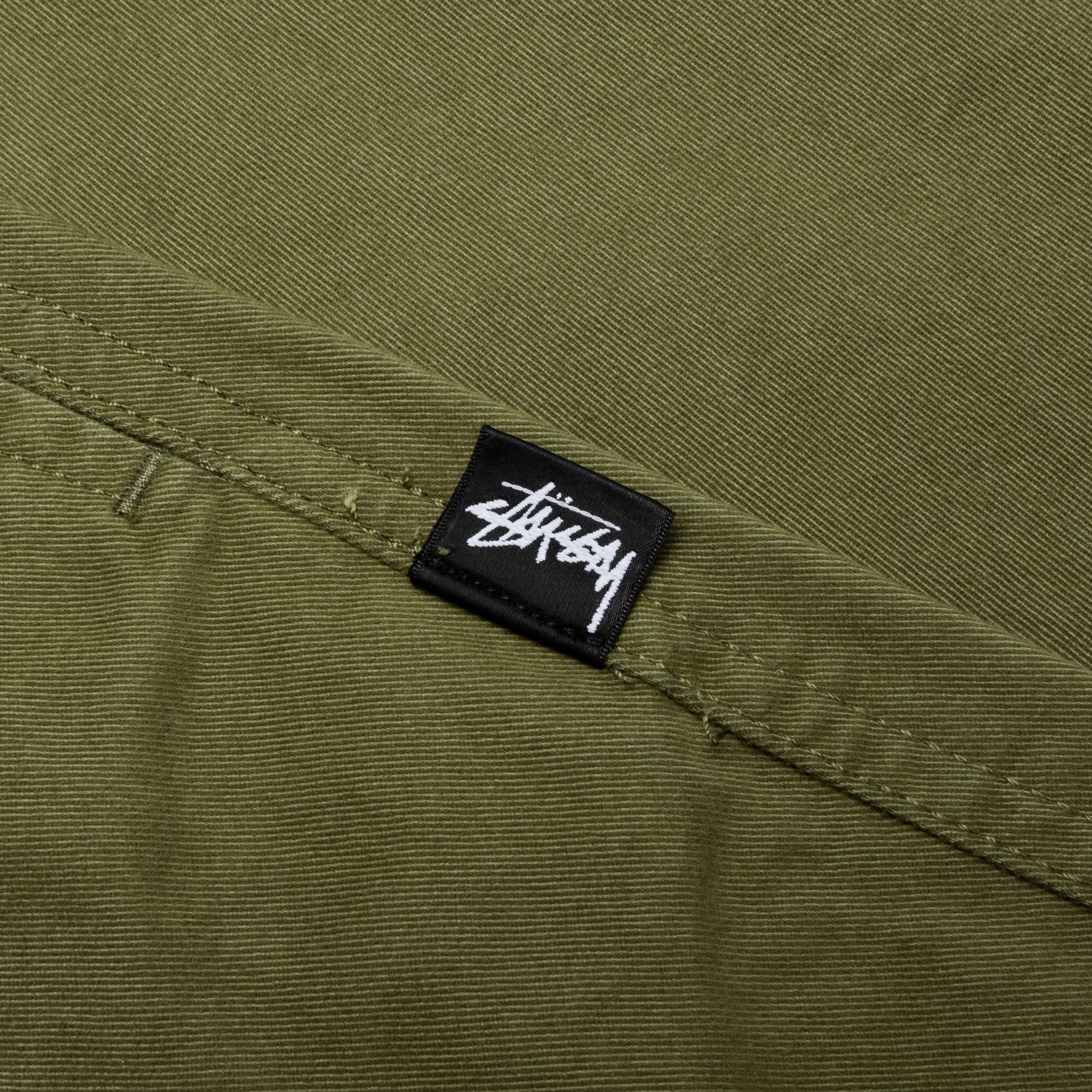 Brushed Beach Pant - Olive - Image 4