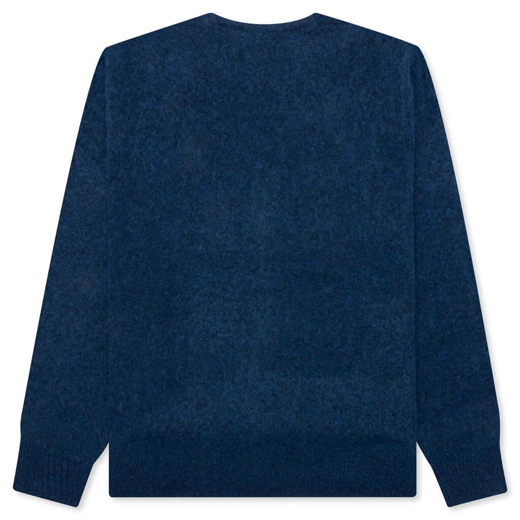 Brushed Cardigan - Blue - Image 2