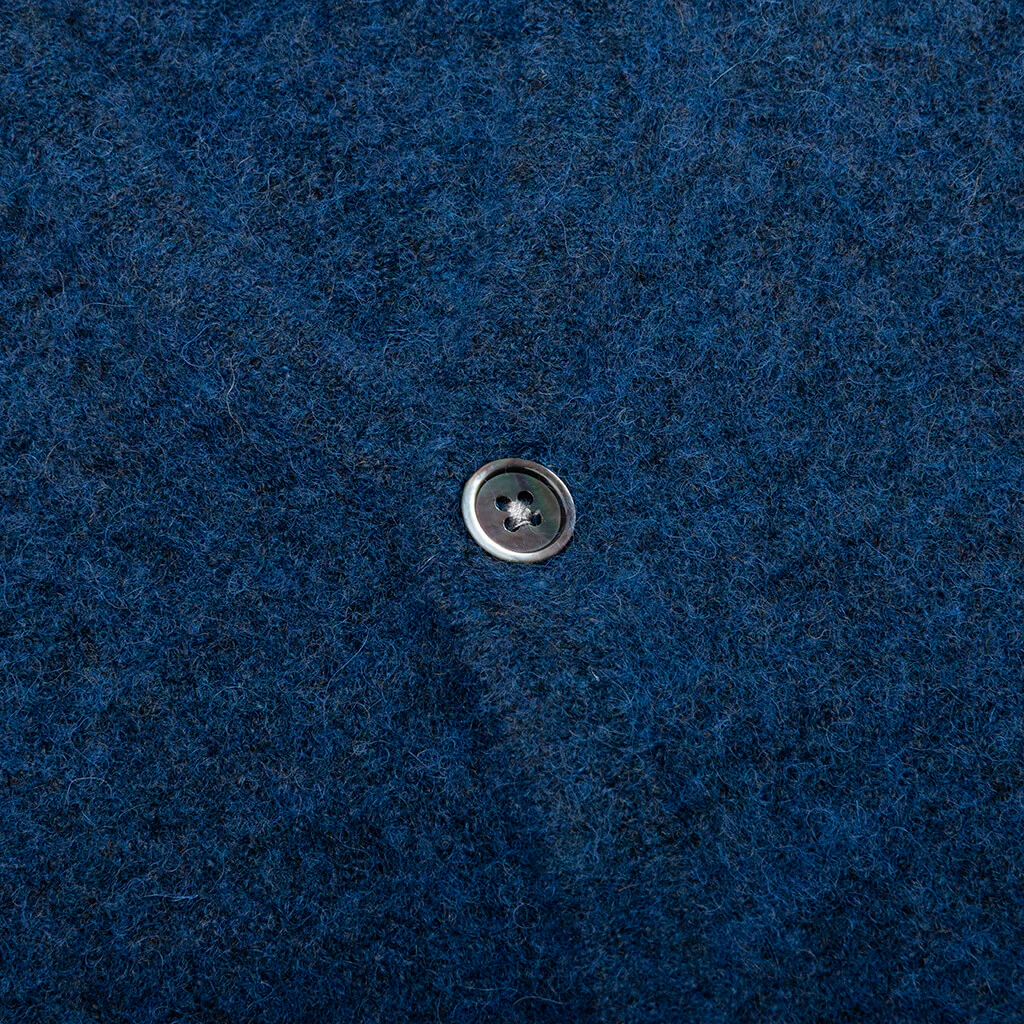 Brushed Cardigan - Blue - Image 3
