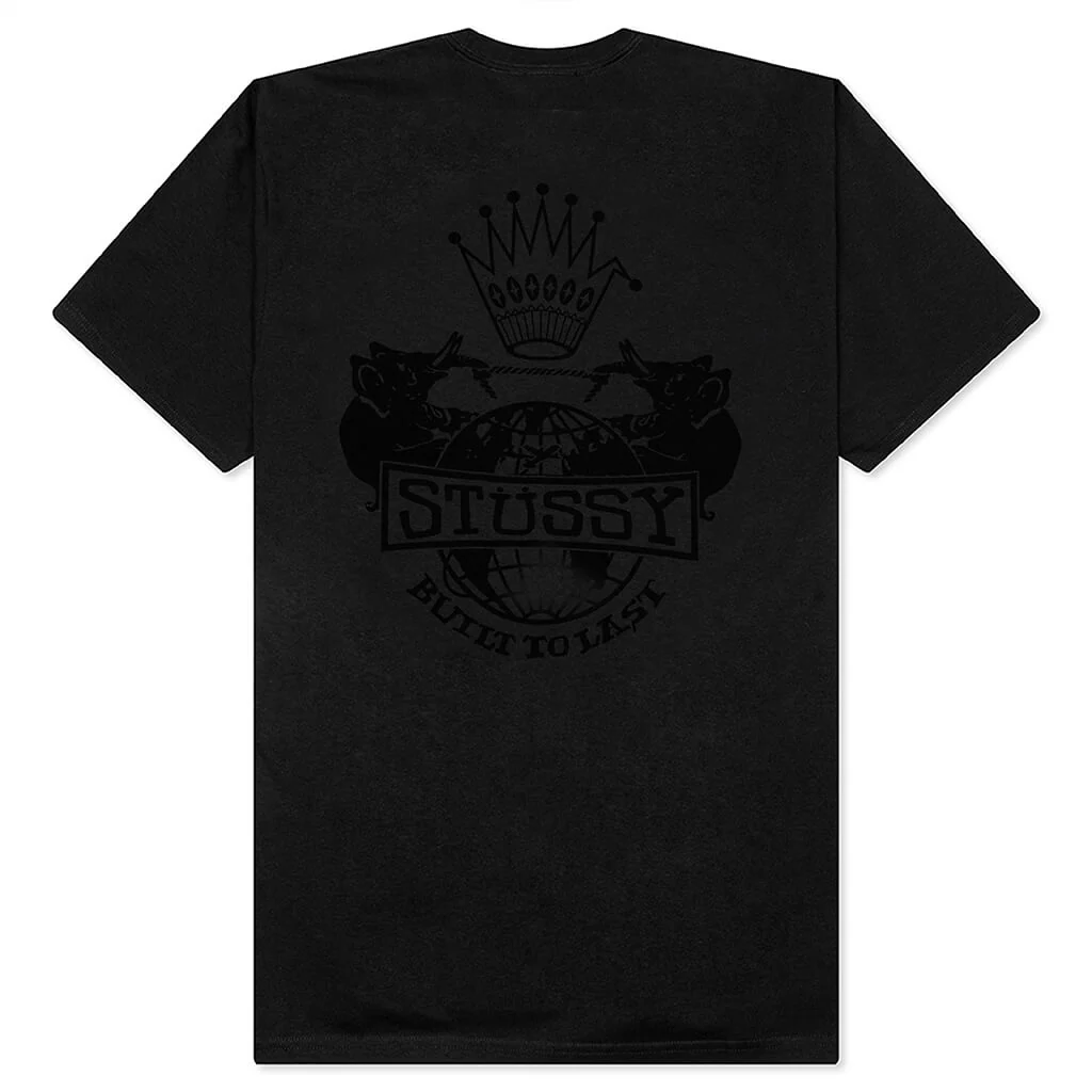 Built To Last Pigment Dyed Tee - Faded Black - Image 2