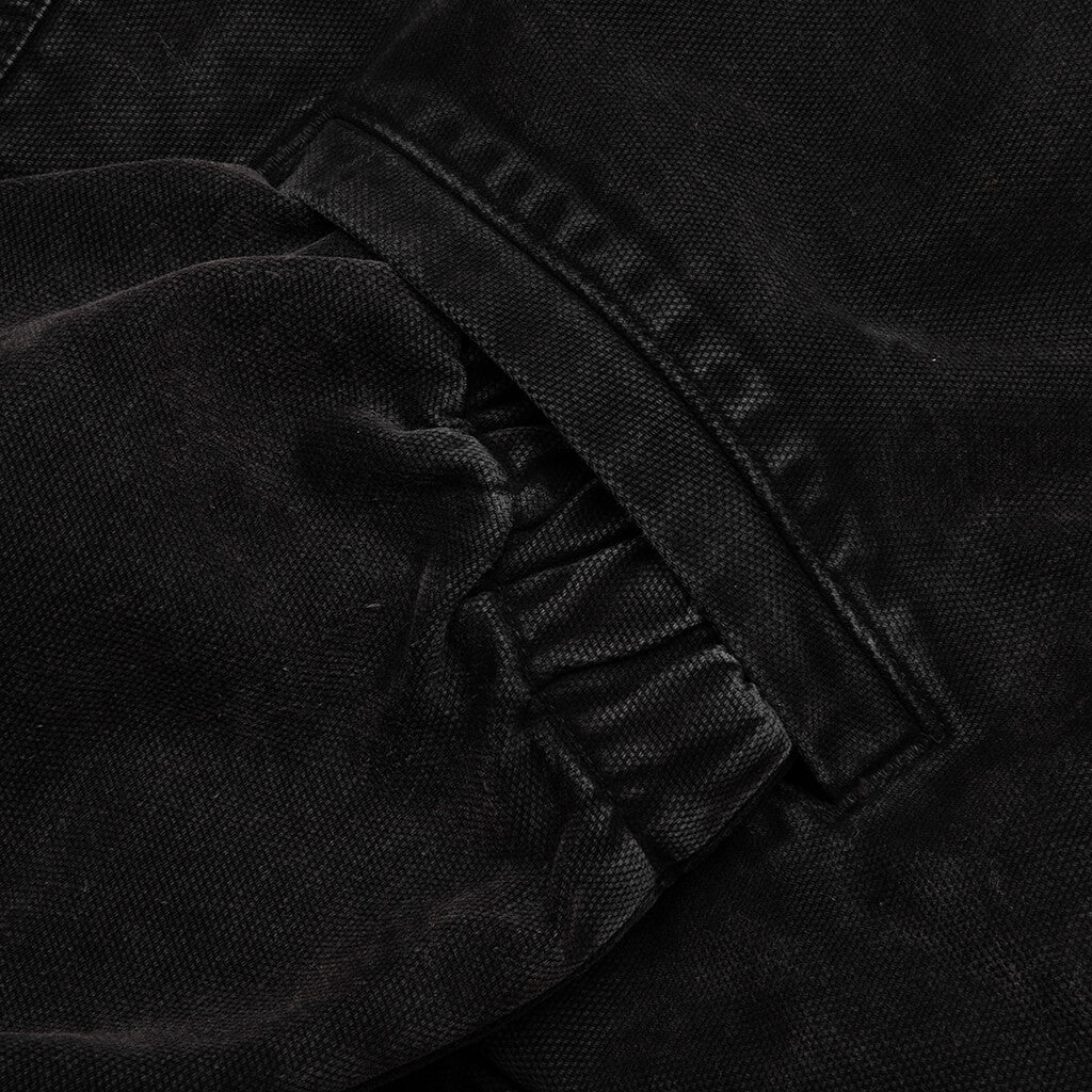 Canvas Insulated Work Jacket - Black - Image 5