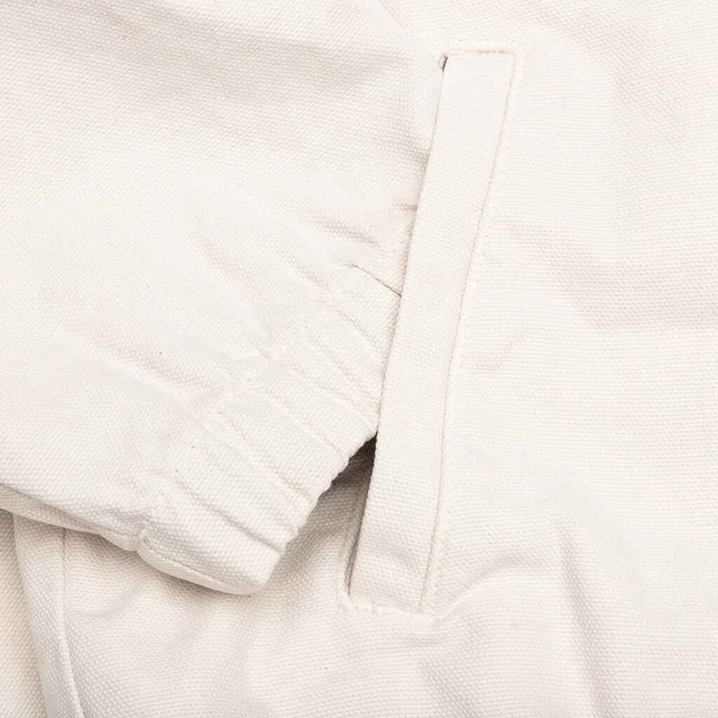 Canvas Insulated Work Jacket - Bone - Image 5