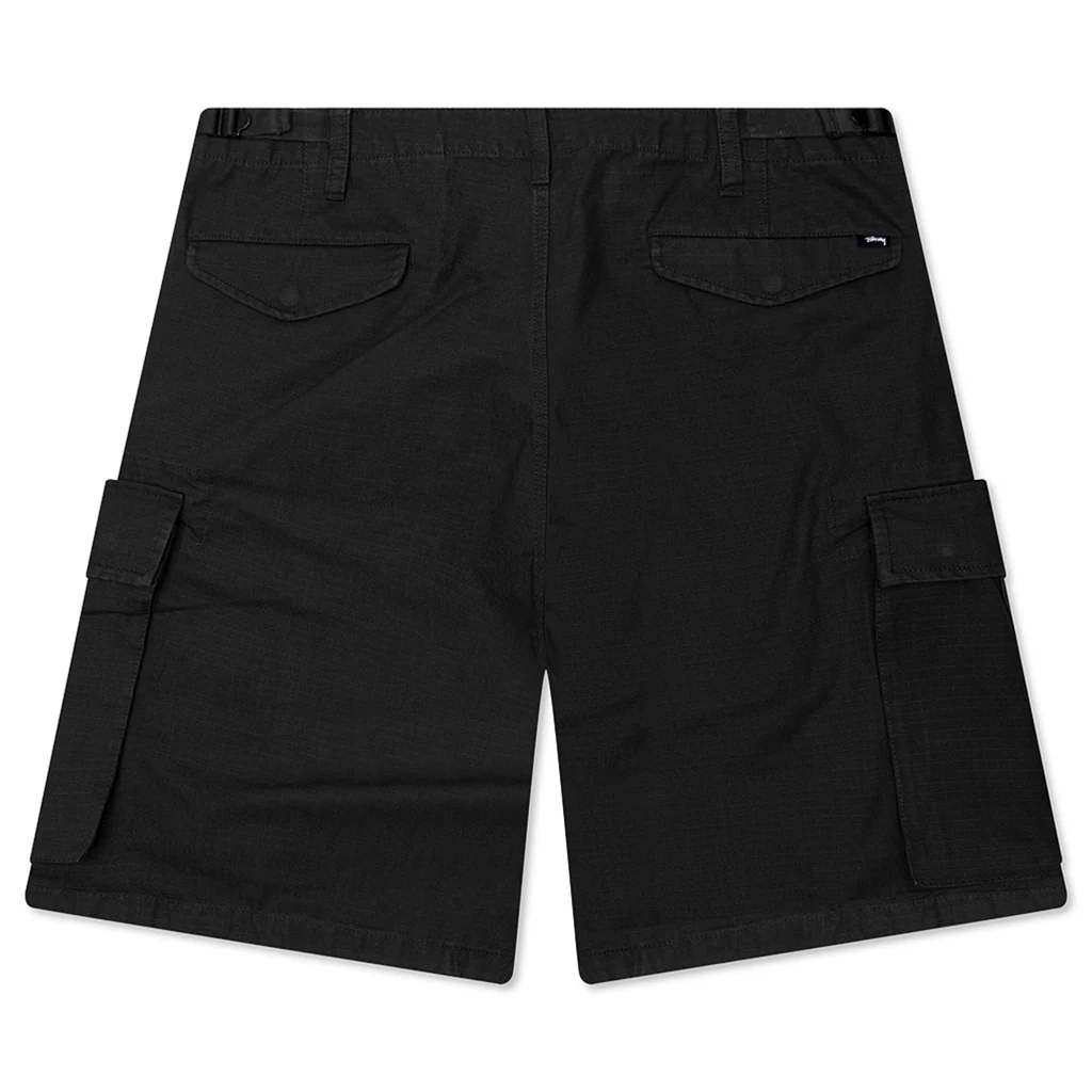 Cargo Ripstop Short - Black - Image 2